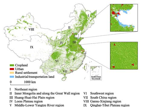 cultivable area of china